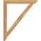Ekena Millwork Traditional Slat Rough Sawn Bracket, Western Red Cedar, 4"W x 40"D x 48"H BKT04X40X48TRA06RWR - alternate 3
